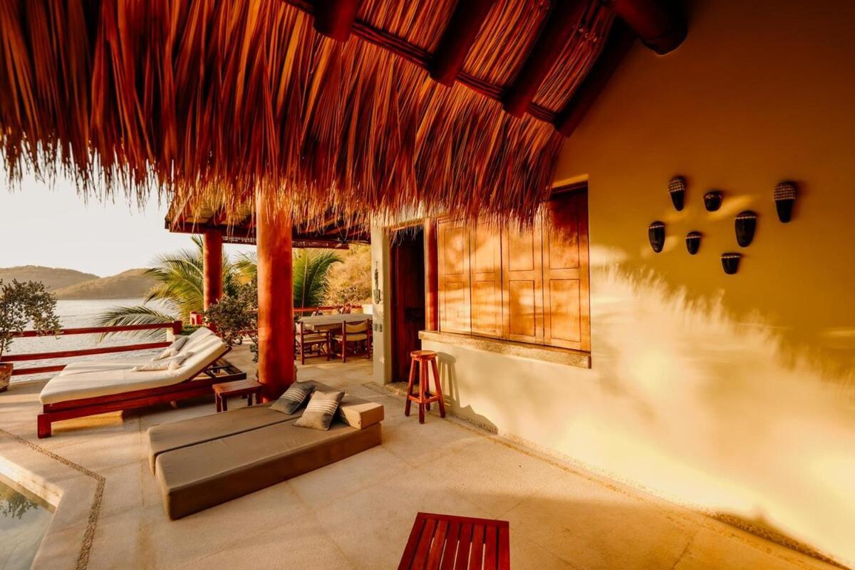 Dream Villa With Private Beach And Catering Zihuatanejo Eksteriør bilde