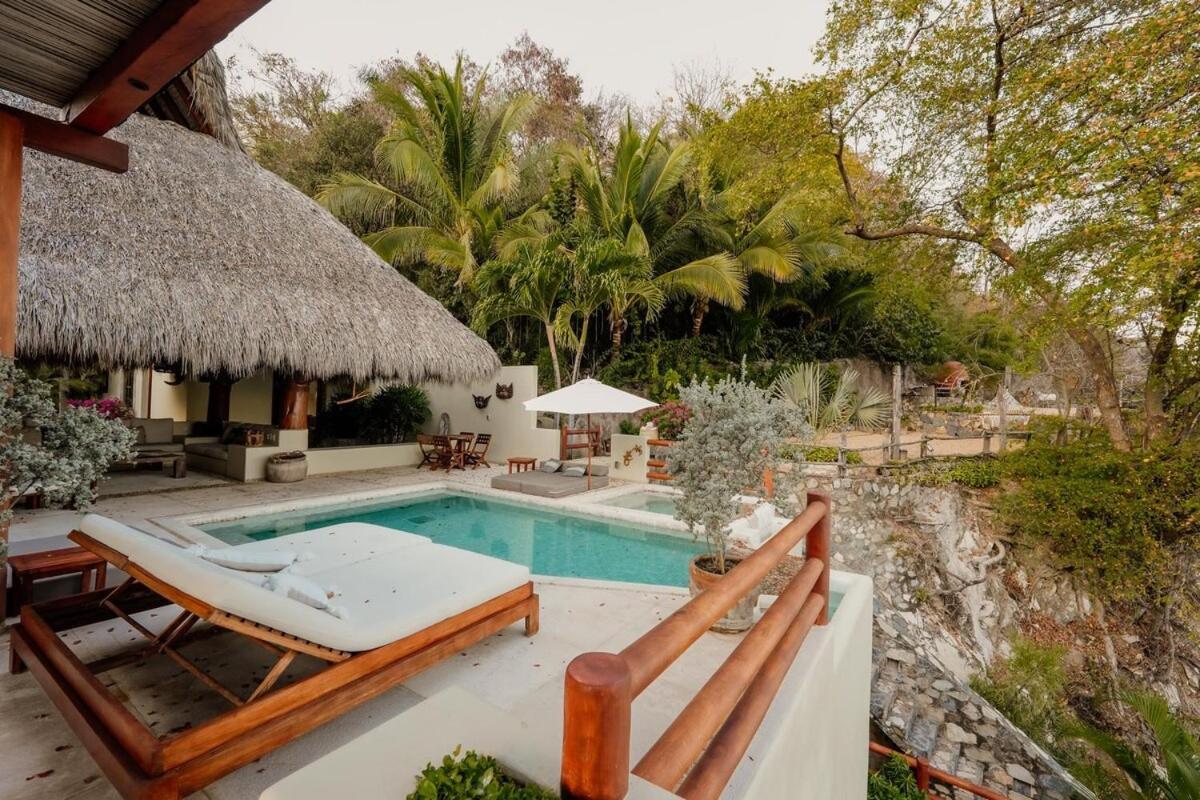 Dream Villa With Private Beach And Catering Zihuatanejo Eksteriør bilde
