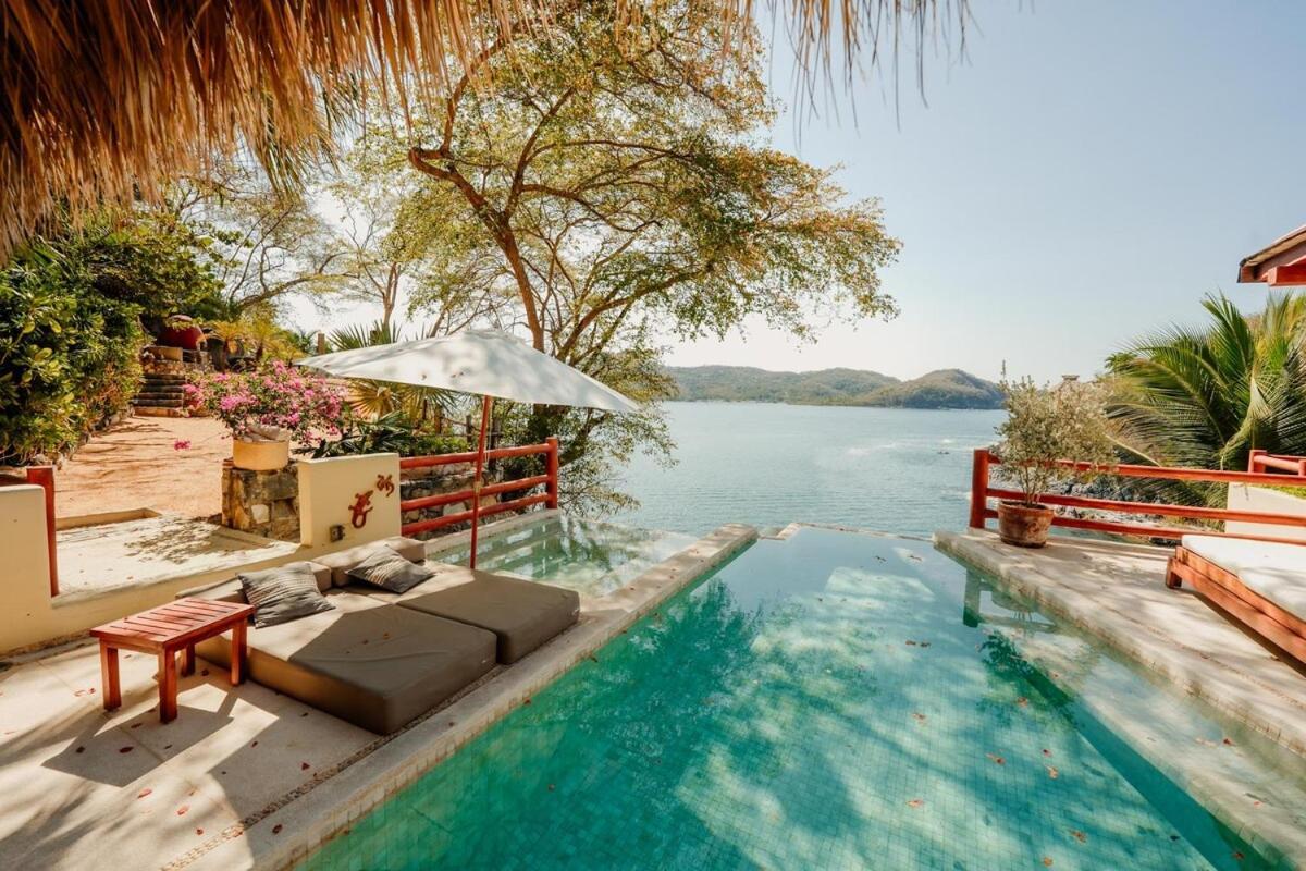 Dream Villa With Private Beach And Catering Zihuatanejo Eksteriør bilde